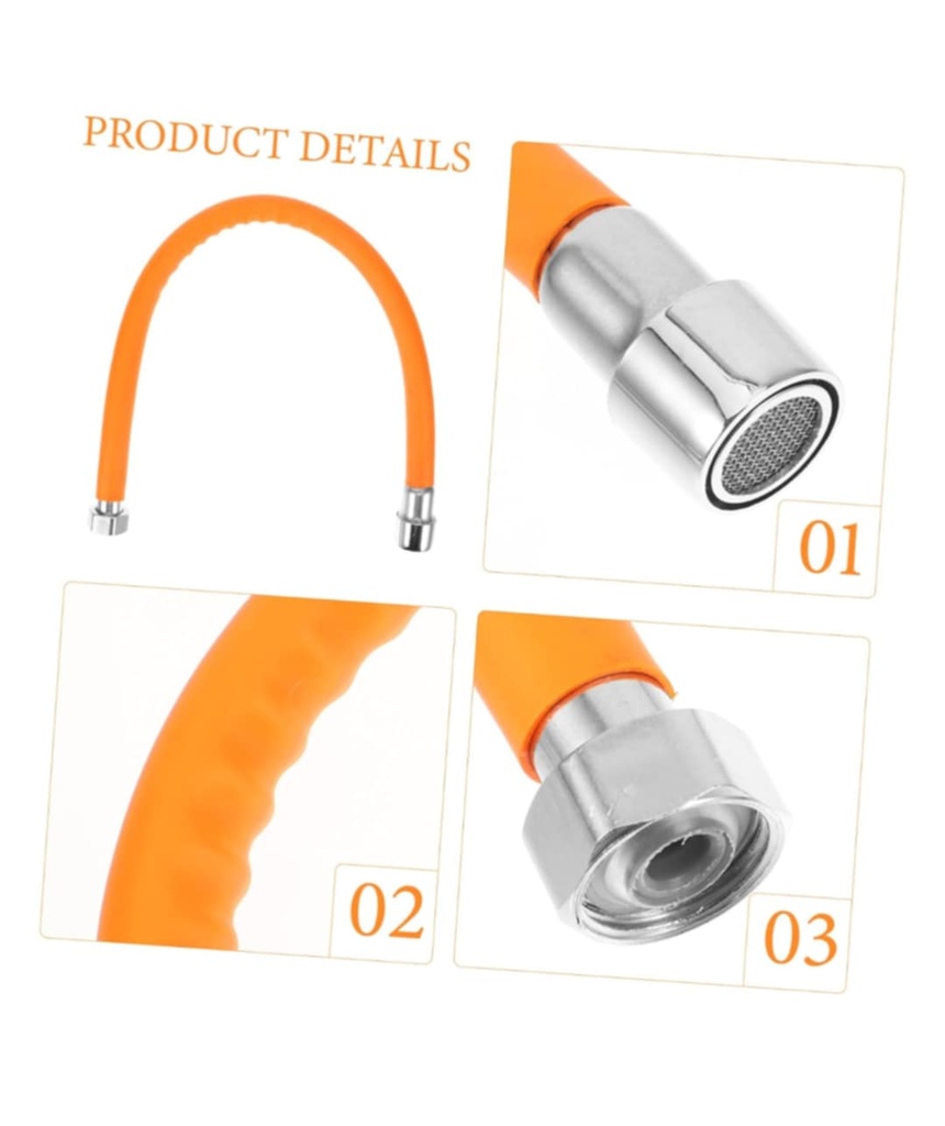 Extension pour robinet –  Souple, semi-rigide