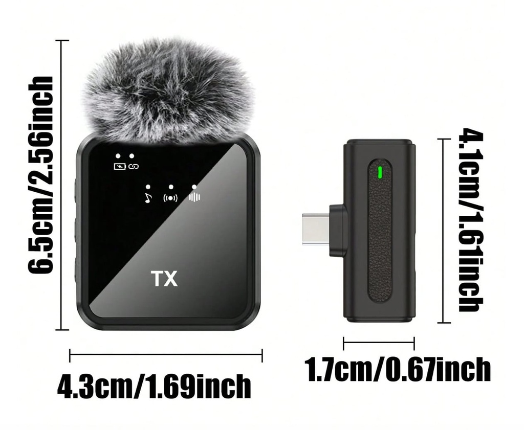 MICRO CRAVATE double SANS FIL TX F13