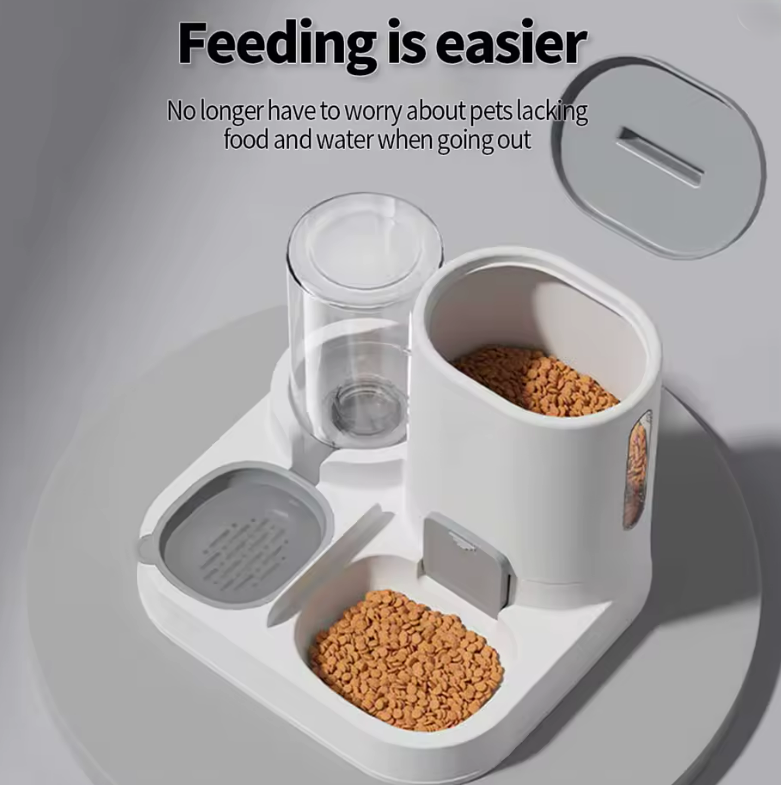 Distributeur de croquettes automatique 2 en 1 – chien & chat