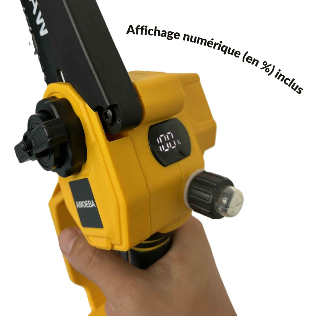 Tronçonneuse Sans Fil AMOEBA 21V Brushless – 8” (20 cm) 