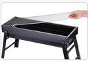 Barbecue portable pliable en acier 