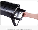 Barbecue portable pliable en acier 