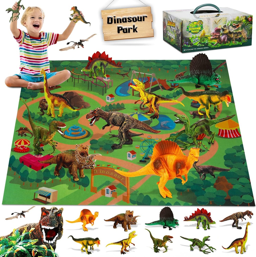 Coffret Dinosaure + Tapis de Jeu – Fivejoy