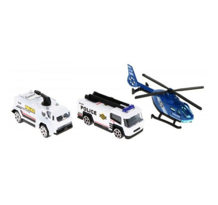 Mega garage à 5 étages – POLICE avec tapis de jeu 