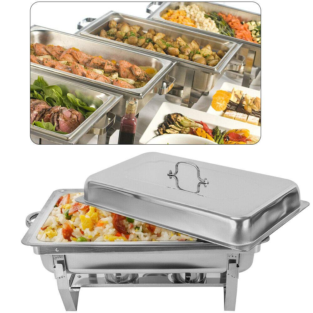 Chauffe-plats buffet 11 L en acier inox