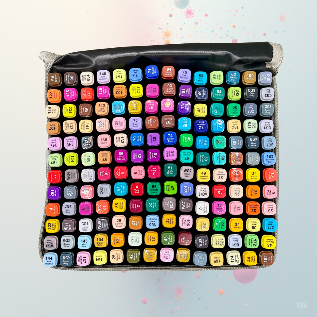 Feutres à alcool double pointe