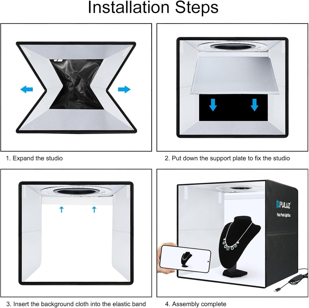 Mini studio photo portable 25 cm