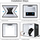 Mini studio photo portable 25 cm