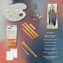 Chevalet portable et coffret de peinture complet