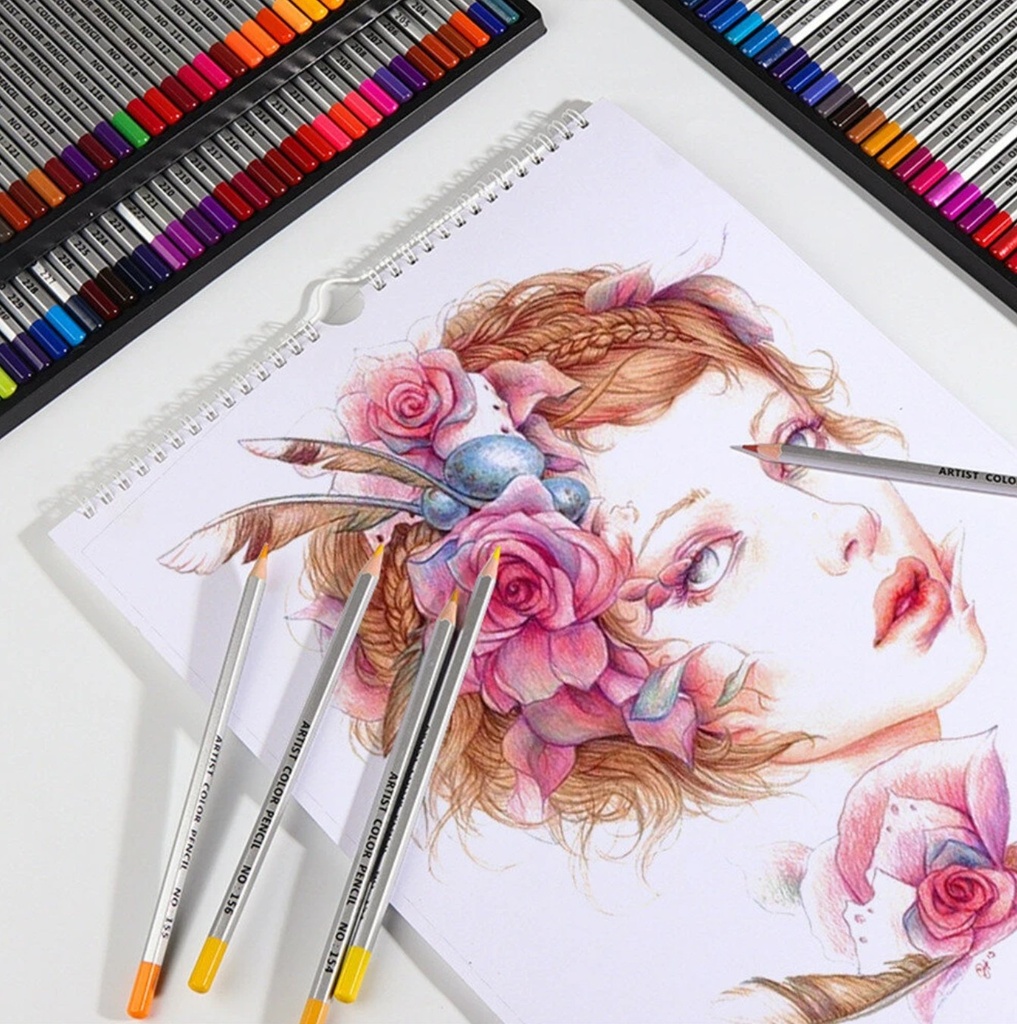 Grande boîte de 150 crayons de couleur 