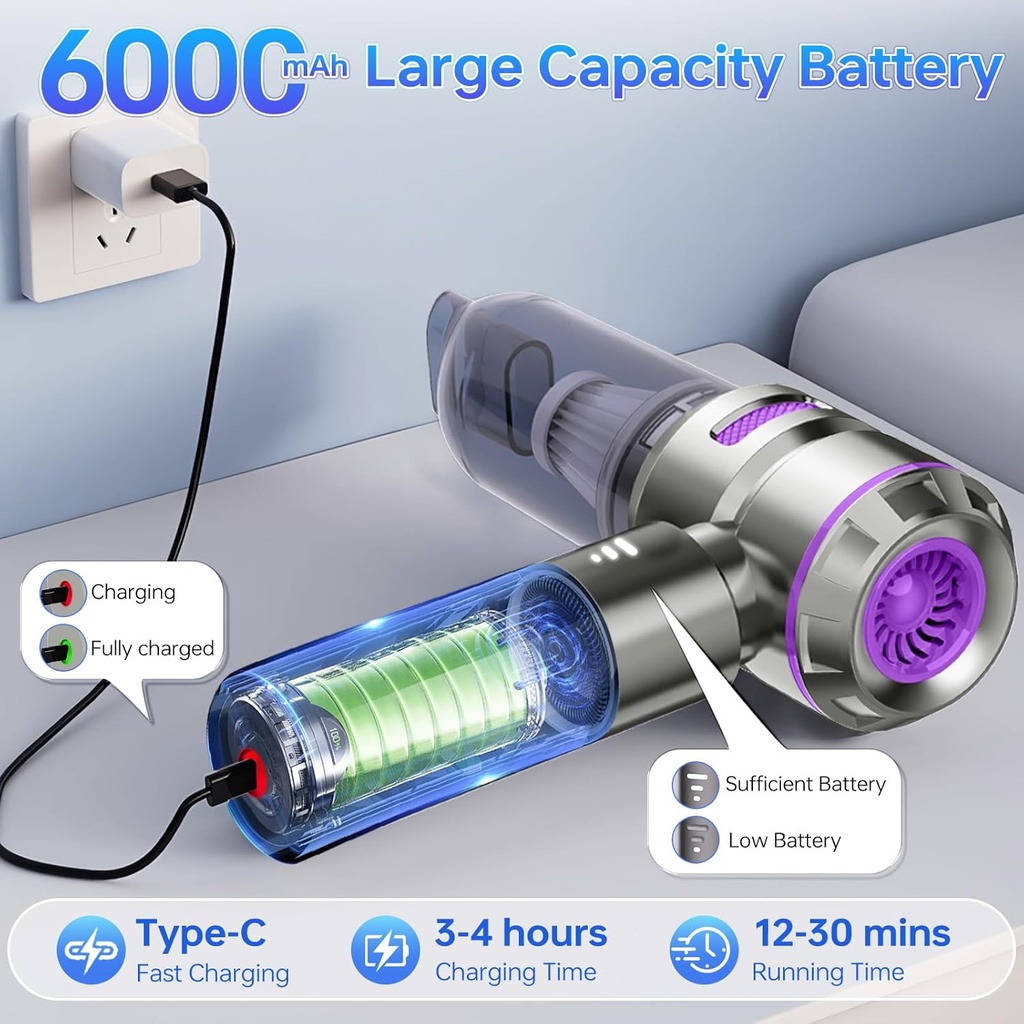 Aspirateur portable sans fil HL-121