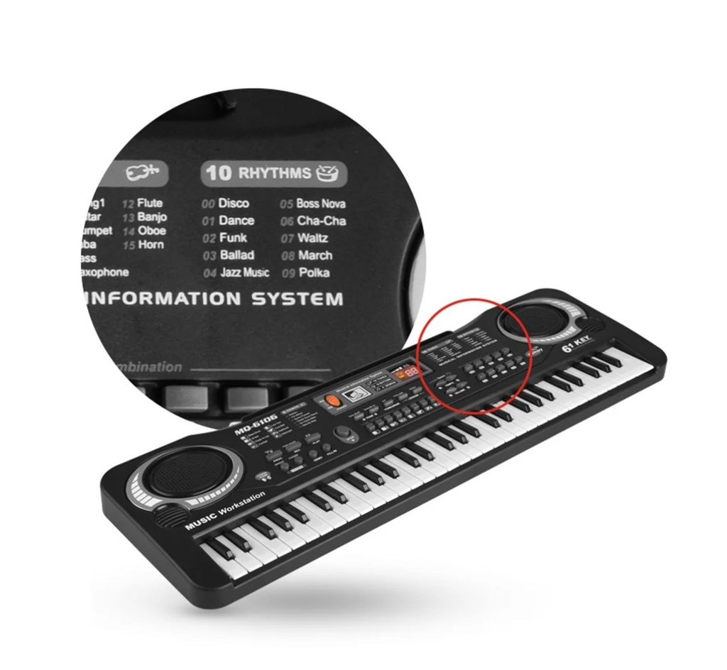 Piano électronique 61 touches pour enfants