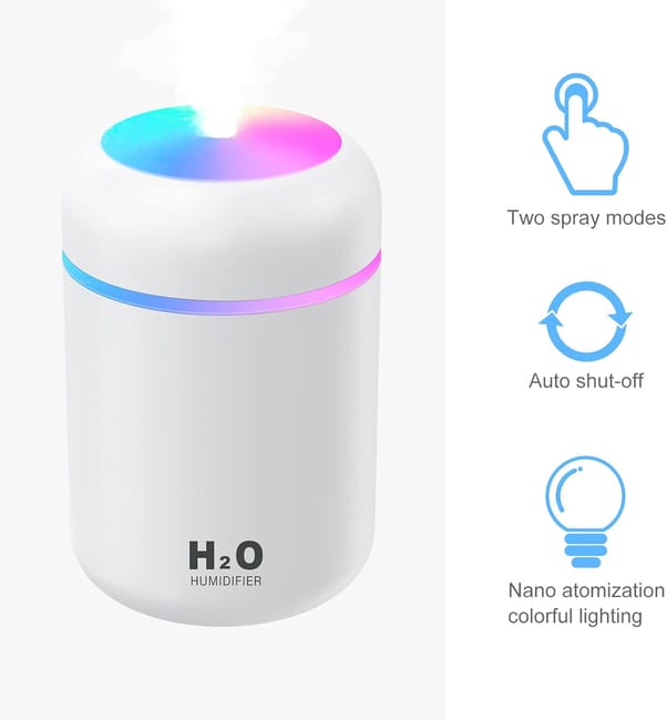 Mini humidificateur USB 300 ml