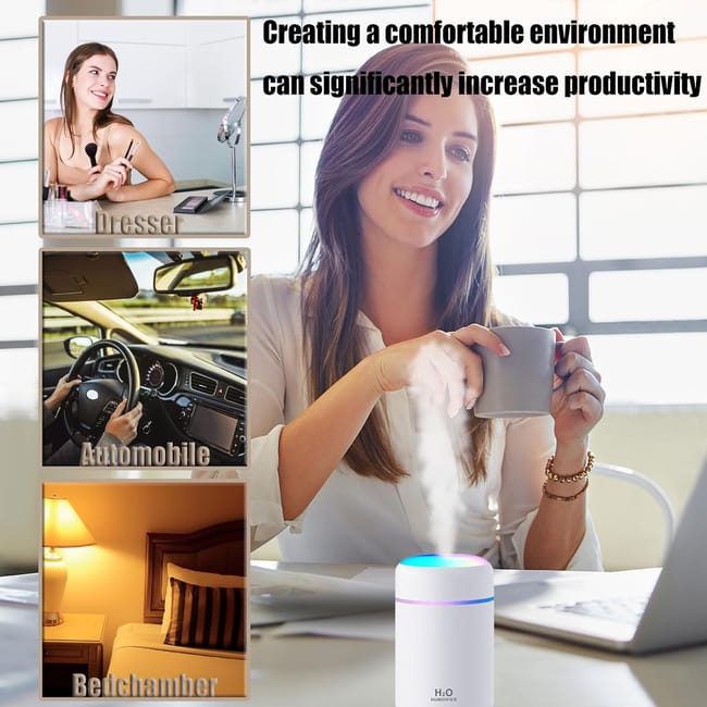 Mini humidificateur USB 300 ml