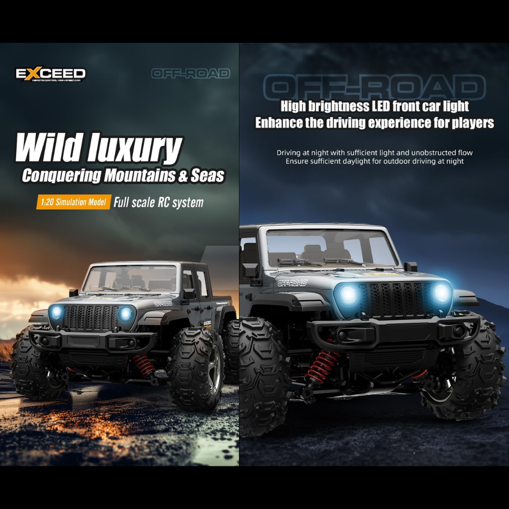 Voiture télécommandée rc tout-terrain c8819 1:20