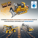 Jouet X-Verse bulldozer télécommandé