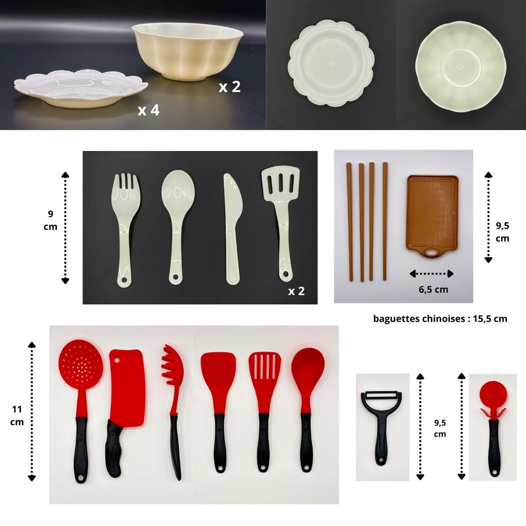 Set Cuisine, jouet pour enfants – Ustensiles & Aliments