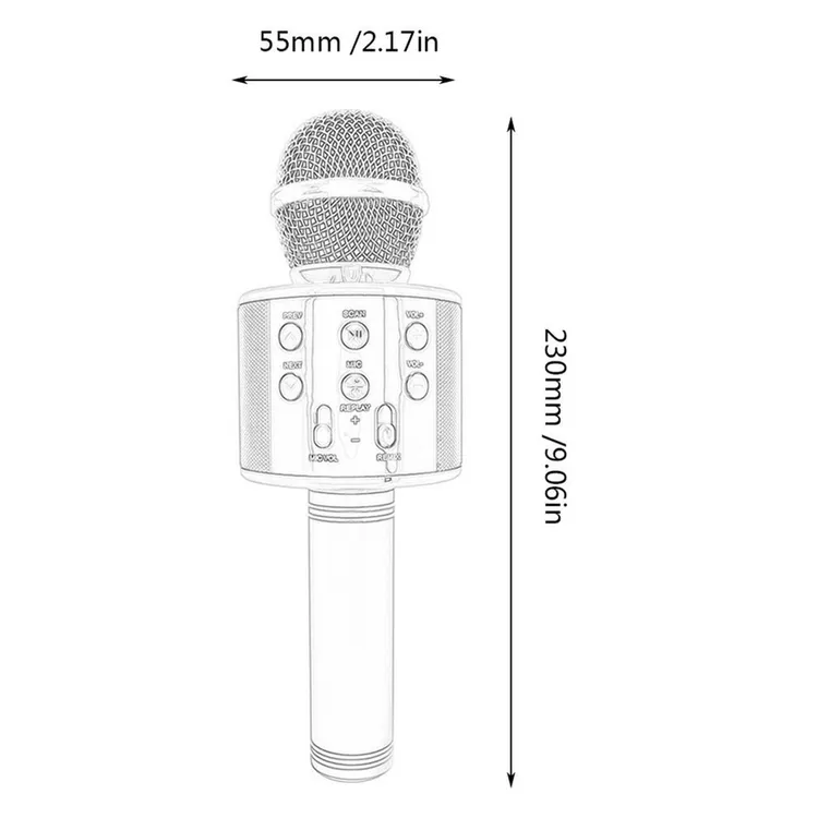 Screenshot 2026-06-24 at 11-54-10 WS858 Portable Bluetooth karaoké Microphone sans f... – Grandado.webp