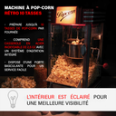 Petite machine à Popcorn RETRO – 10 Tasses