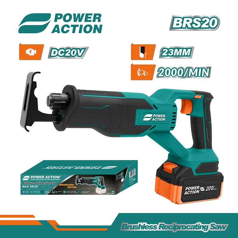 Scie à guichet sans fil Brushless 20V - POWER ACTION