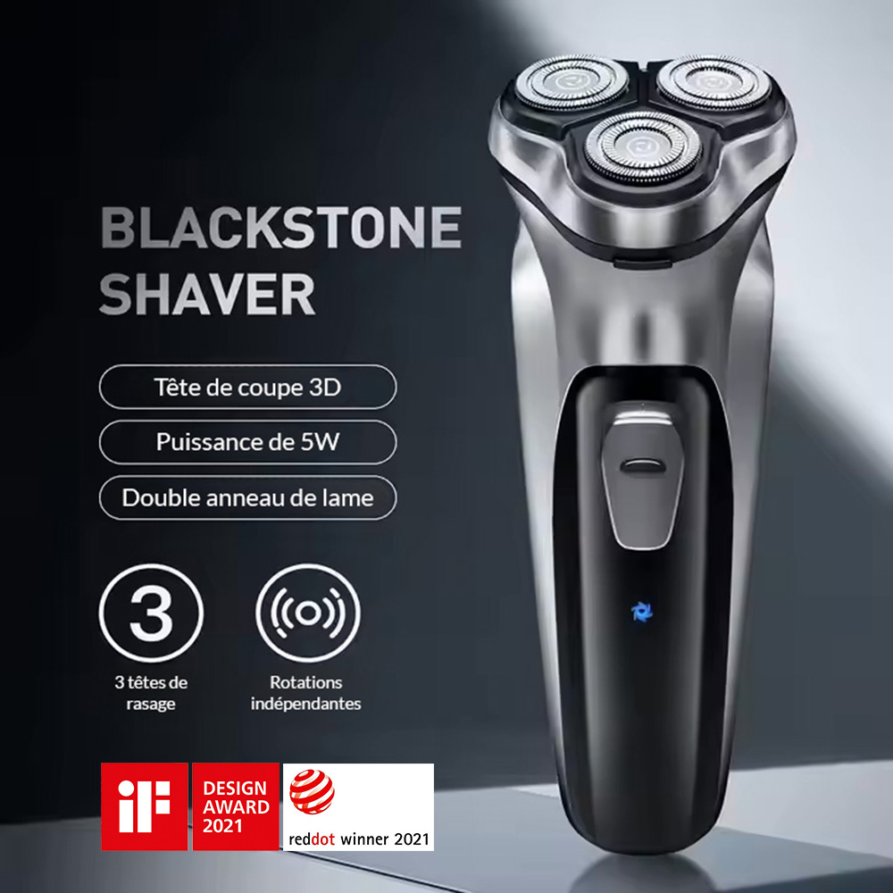 Rasoir électrique 3D - BLACKSTONE SHAVER