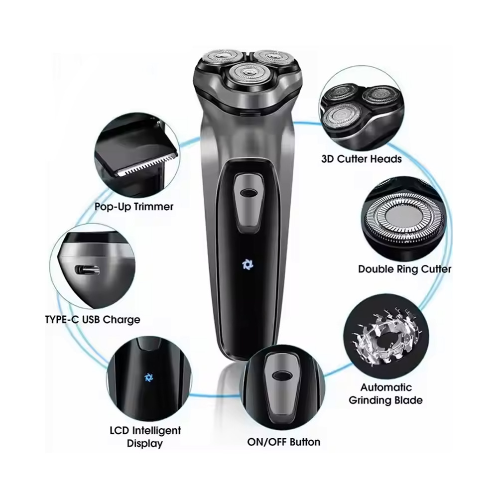 Rasoir électrique 3D - BLACKSTONE SHAVER