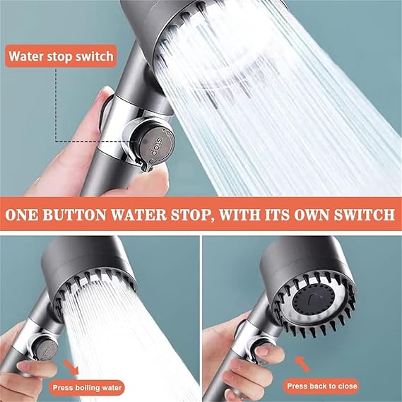 Pommeau de douche haute pression - Filtration 9 couches