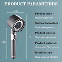 Pommeau de douche haute pression - Filtration 9 couches