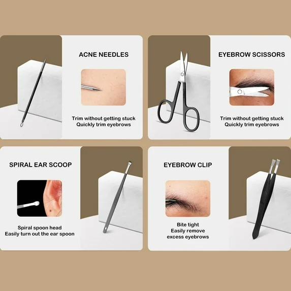 KIT Manucure et pédicure 24 PCS