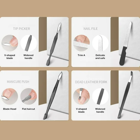 KIT Manucure et pédicure 24 PCS