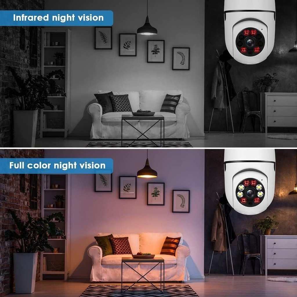 Caméra Ampoule IP - FHD 1080p