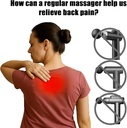 Pistolet massage à manche long - 4 en 1