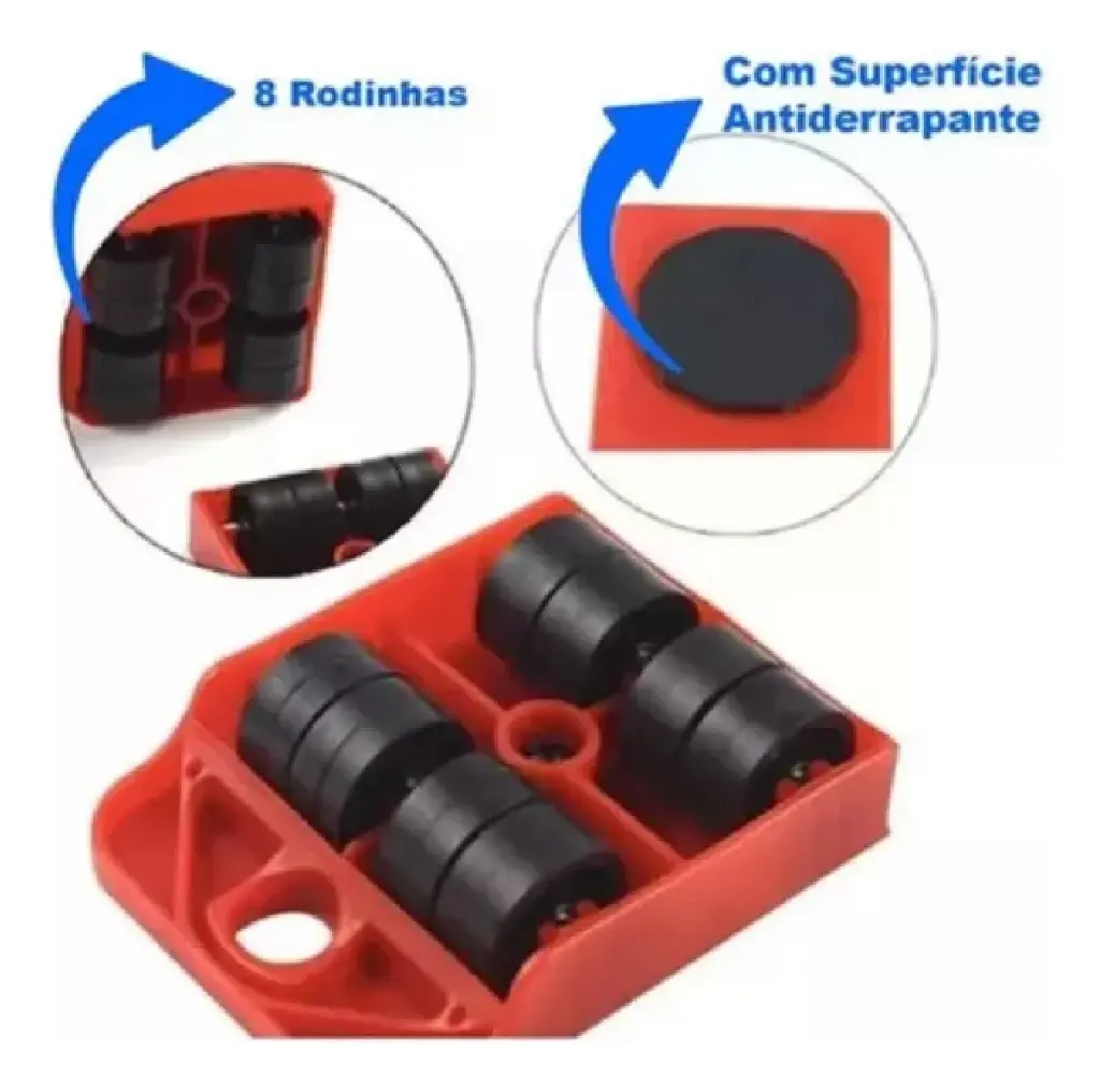 KIT support roulette 4PCS - 150 kg