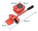 KIT support roulette 4PCS - 150 kg