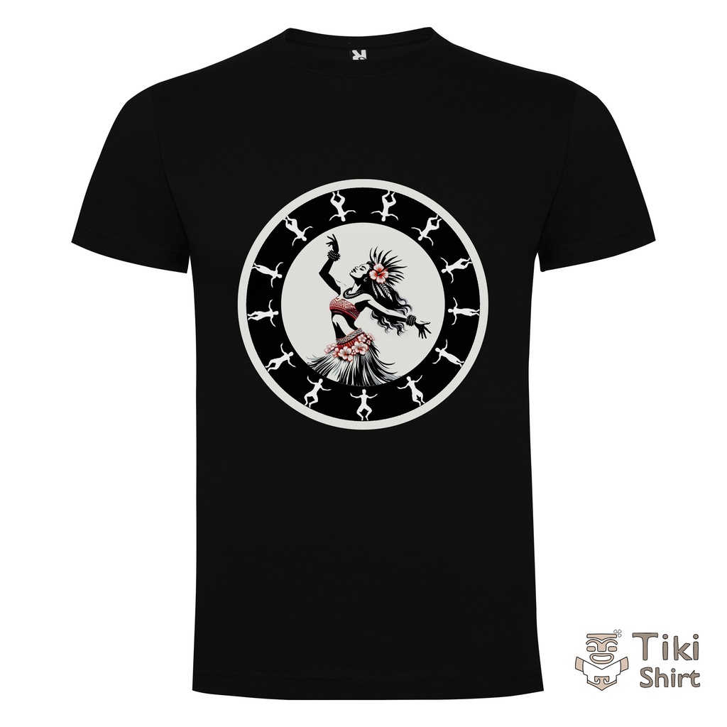 T-shirt "Zoetrope" – Tiki-Shirt (S, Col Rond)