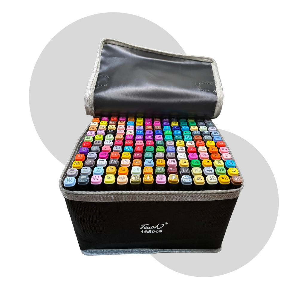 Feutres à alcool double pointe