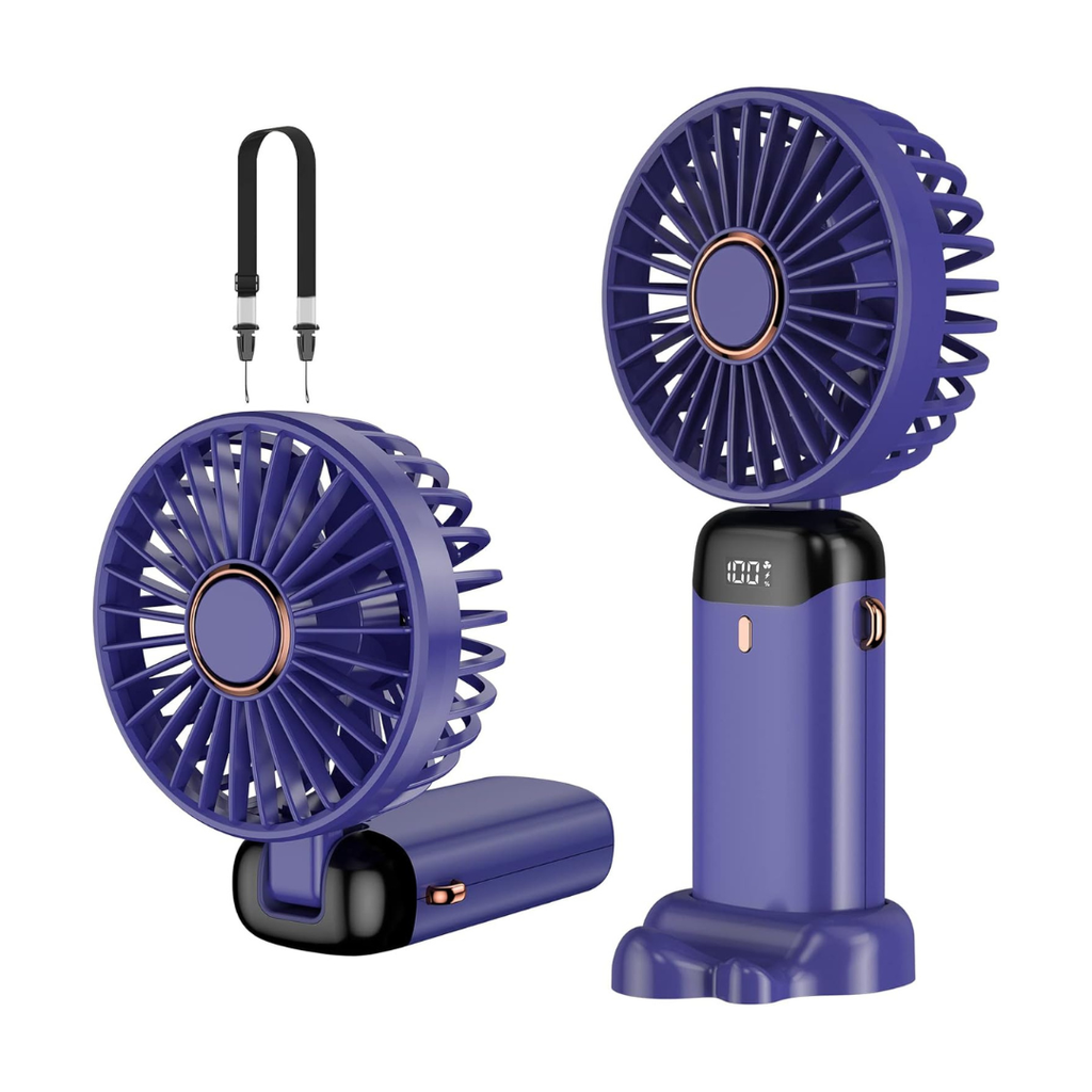 Ventilateur portable rechargeable 5 vitesses