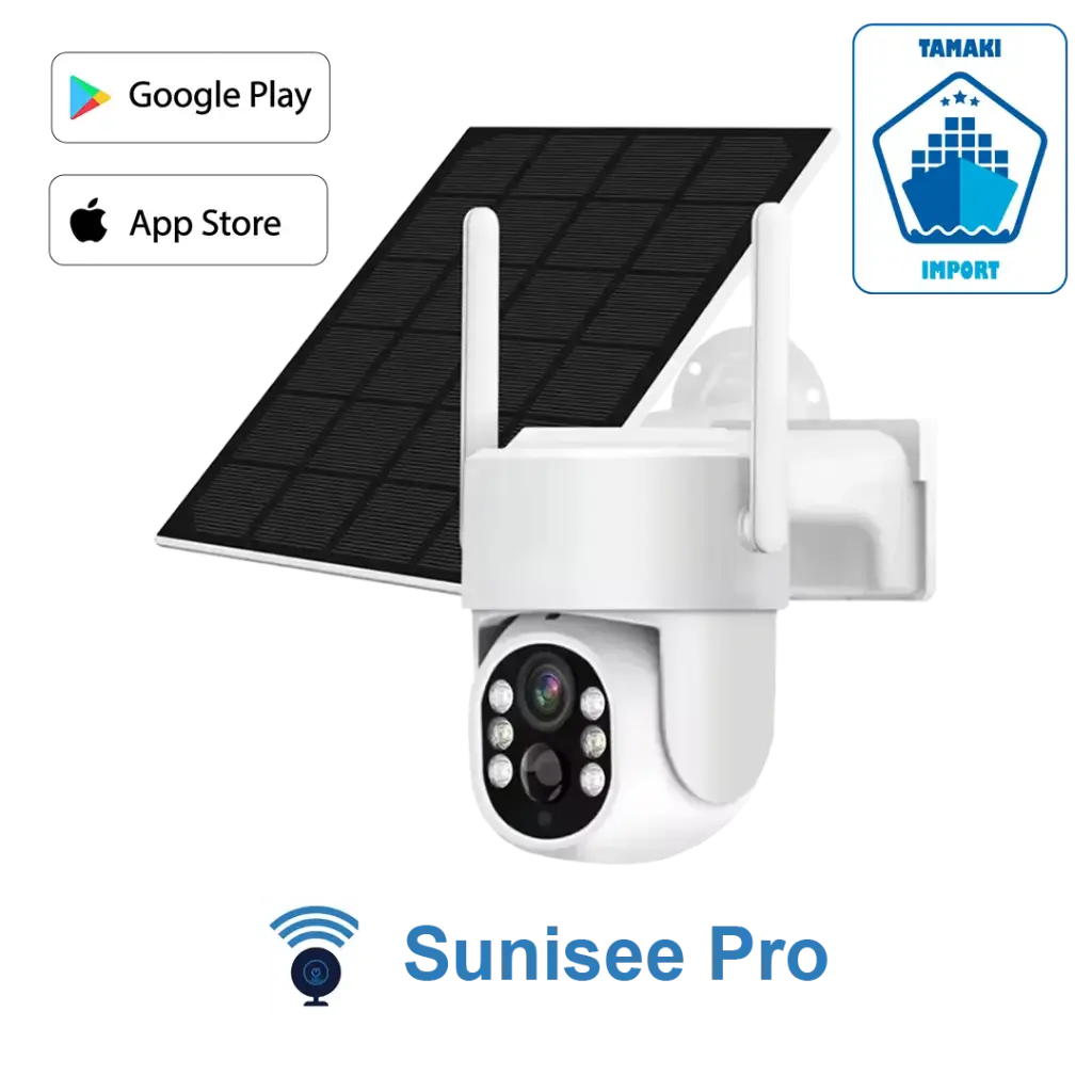 Caméra extérieure solaire 4G IP / Wi-Fi 4MP - Sunisee Pro