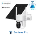 Caméra extérieure solaire 4G IP / Wi-Fi 4MP - Sunisee Pro