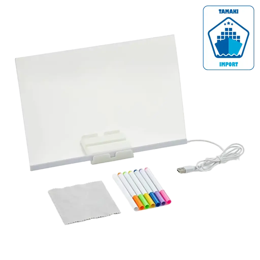 Tableau d'affichage LED - 7 stylos de couleur