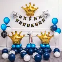 Kit Décoration Anniversaire Premium – Bannière & Ballons Complets