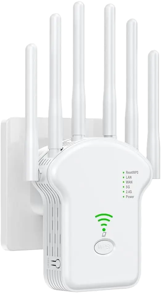 Répéteur WiFi AC1200 Double Bande – Amplificateur de Signal Haute Vitesse