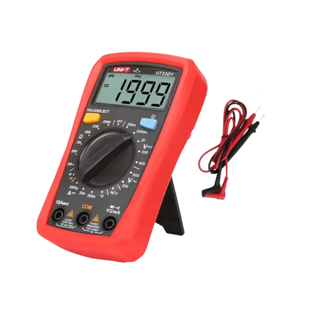 Multimètre Numérique Compact UNI-T UT33D+ – Usage Domestique & Pro