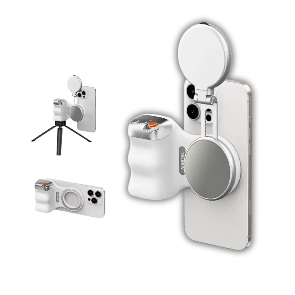 TELESIN : Kit module caméra selfie RGB professionnel pour téléphone – Accessoire Photo/Vidéo