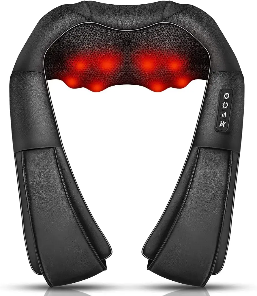 Masseur Cervical Shiatsu Chauffant 4 Modes  Massage Profond & Relaxant