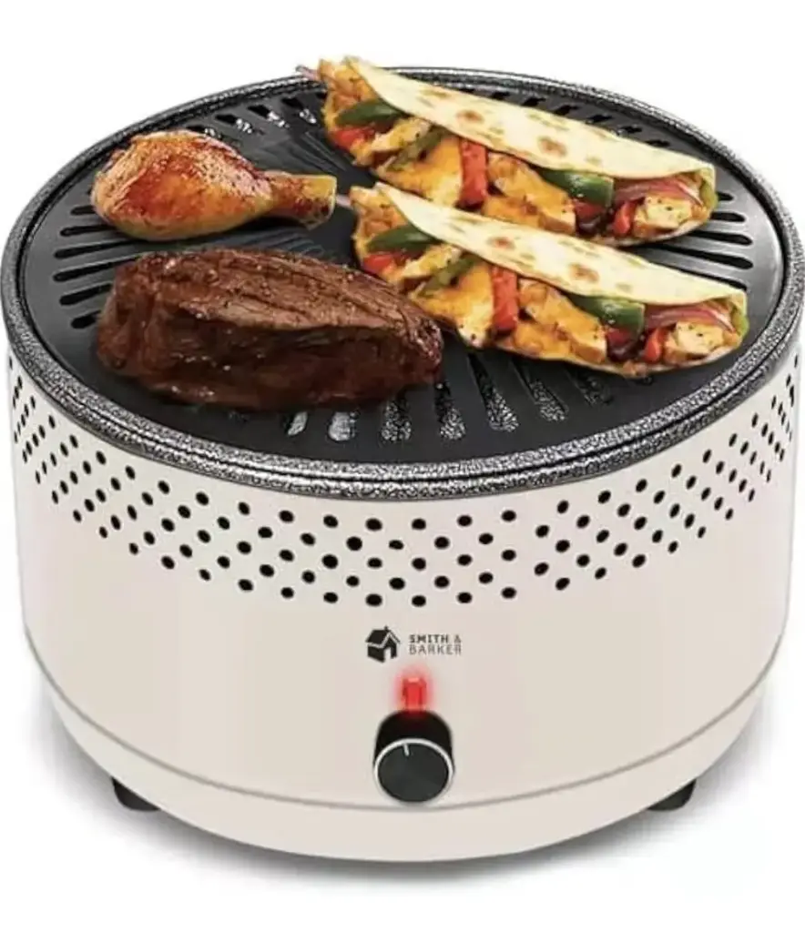 Barbecue BBQ Portable ÉcoControl Sans Fumée SMITH&BARKER + ustensiles inclus