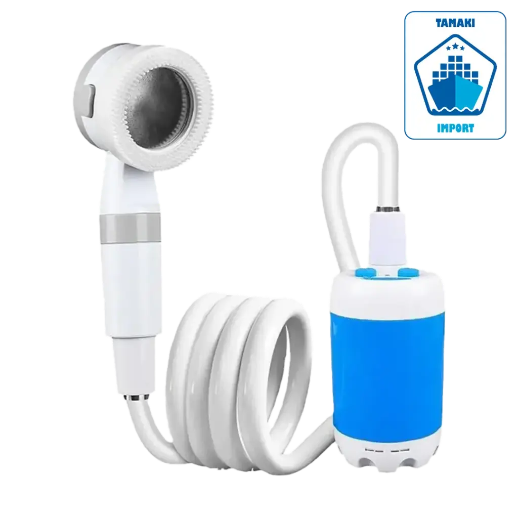 Pompe de douche portable rechargeable