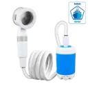 Pompe de douche portable rechargeable