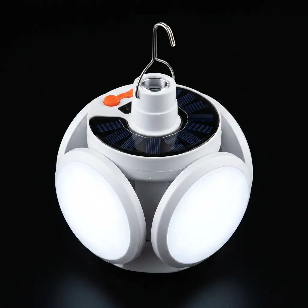 SolarFold – Lampe Suspendue Solaire Camping