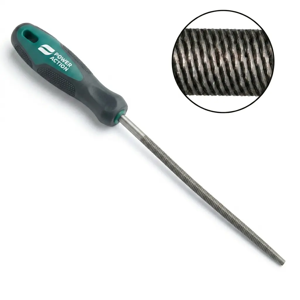 Lime ronde acier 200mm (8")
